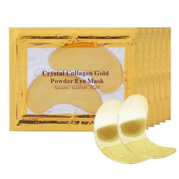 24K Gold Collagen Face Mask Crystal Golden Moisturizing Anti-aging Facial Masks Women Beauty Face Skin Care Face Mask