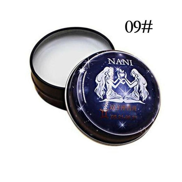 Universal 12 Constellation Solid Perfume Portable Skin Care Balm Deodorants Antiperspirants Women Men Body Romantic Fragrance