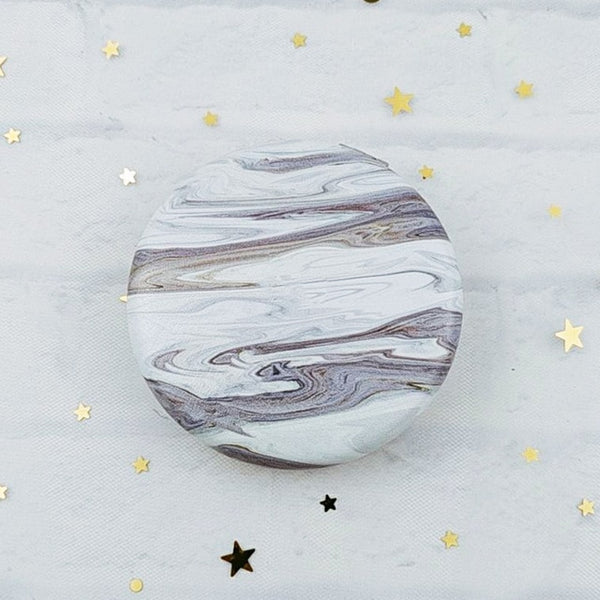 1PCs Marble Pattern Portable Double Sided Mirror Foldable Pocket Makeup Mirror Women Girls Beauty Cosmetic Compact Mirrors