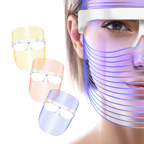 Masque LED Facial Mask Photon LED Mask Belleza Facial Beauty Skin Rejuvenation Therapy Anti Wrinkle Acne Tighten Skin Care Tool