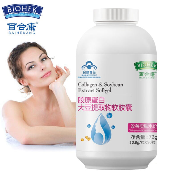 Collagen Capsules Supplements Anti Aging Skin Care Whitening Anti Ageing Tissue Joints