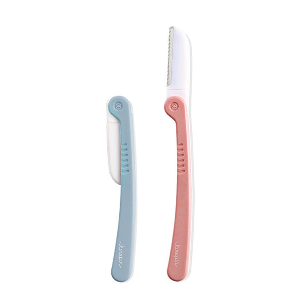 KINEPIN Eyebrow Trimmer 2pcs Japan Blade Eye Brow Shaper Face Care Hair Shaver Skin-protection Remover Women Eyebrow Knife
