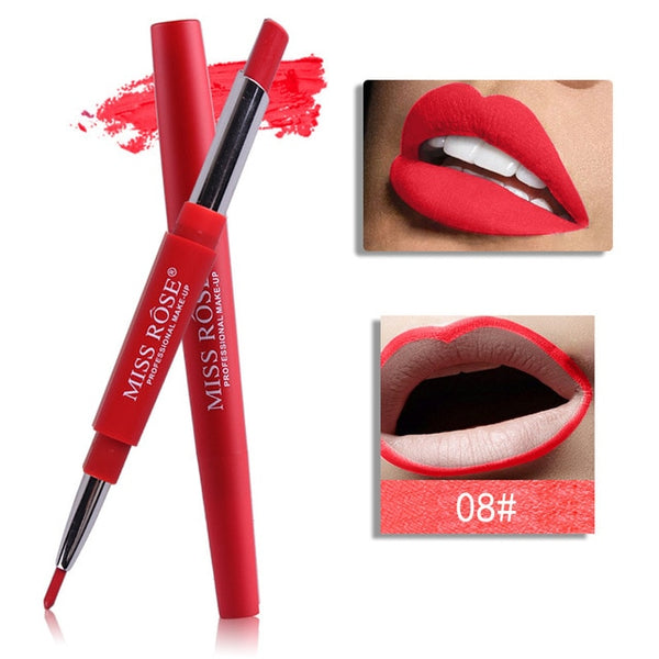 20 color lip makeup liner waterproof long-lasting red lip pencil lipstick nude makeup ladies cosmetics