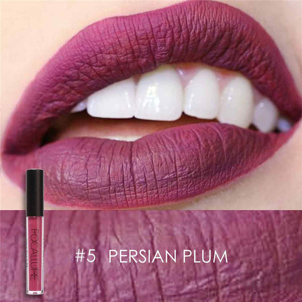 FOCALLURE Matte Lipstick Batom Waterproof Lip stick Smooth Long-lasting Cosmetics Kiss-proof Makeup Lip Stick