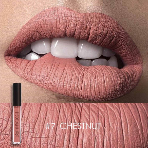 FOCALLURE Matte Lipstick Batom Waterproof Lip stick Smooth Long-lasting Cosmetics Kiss-proof Makeup Lip Stick