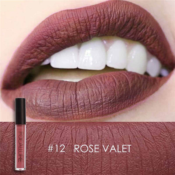 FOCALLURE Matte Lipstick Batom Waterproof Lip stick Smooth Long-lasting Cosmetics Kiss-proof Makeup Lip Stick