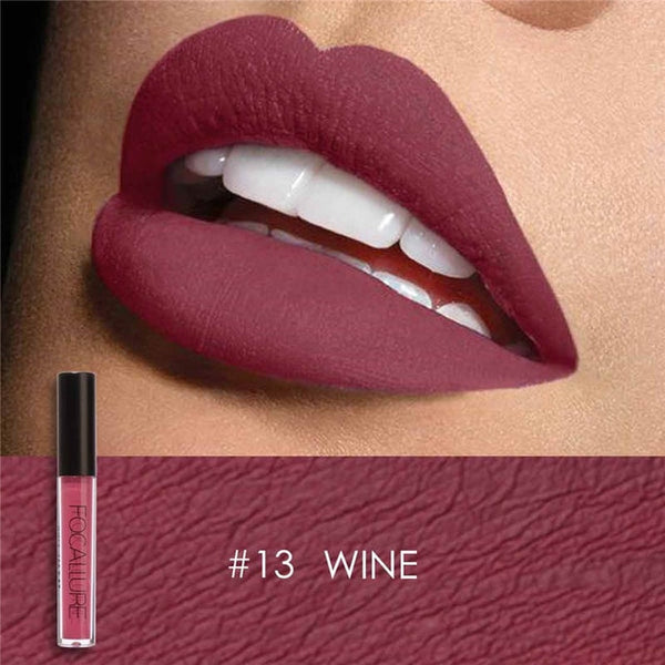 FOCALLURE Matte Lipstick Batom Waterproof Lip stick Smooth Long-lasting Cosmetics Kiss-proof Makeup Lip Stick