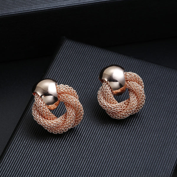 Hot Sale ZA Metal Maxi Statement Vintage Clip on Earrings Without Piercing for Women Fashion Earrings Party Gift Bijoux Jewelry