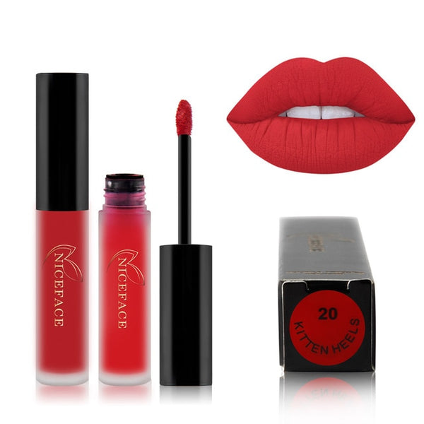 26 color liquid lipstick sexy nude matte liquid lipstick waterproof lasting moisturizing lip gloss lips cosmetics