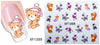 2017 Waterproof Water Transfer Nails Art Sticker Beautiful Flower Design Girl And Women Manicure Tools Nail Wraps Decals Xf1013