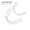 Comfortable Natural Cosmetic Fake Tooth Cover Snap On Silicone Perfect Smile Veneers Teeth Upper Beauty Tool Teeth for Men Women