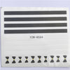 YZWLE 32 Styels Beauty DIY Black Lace Flower Sticker Nail Art Decals for Women Tips Water Transfer Accessory