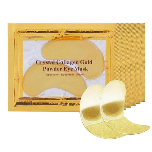 24K Gold Collagen Face Mask Crystal Golden Moisturizing Anti-aging Facial Masks Women Beauty Face Skin Care Face Mask