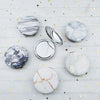 1PCs Marble Pattern Portable Double Sided Mirror Foldable Pocket Makeup Mirror Women Girls Beauty Cosmetic Compact Mirrors
