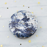 1PCs Marble Pattern Portable Double Sided Mirror Foldable Pocket Makeup Mirror Women Girls Beauty Cosmetic Compact Mirrors