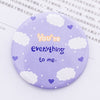 1PCs Marble Pattern Portable Double Sided Mirror Foldable Pocket Makeup Mirror Women Girls Beauty Cosmetic Compact Mirrors