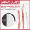 KINEPIN Eyebrow Trimmer 2pcs Japan Blade Eye Brow Shaper Face Care Hair Shaver Skin-protection Remover Women Eyebrow Knife