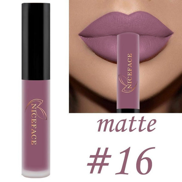 26 color liquid lipstick sexy nude matte liquid lipstick waterproof lasting moisturizing lip gloss lips cosmetics