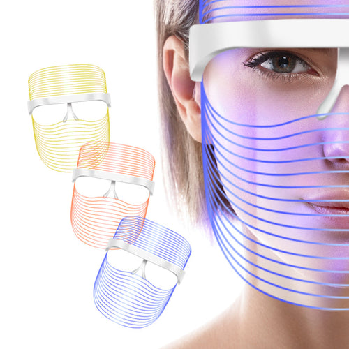 Masque LED Facial Mask Photon LED Mask Belleza Facial Beauty Skin Rejuvenation Therapy Anti Wrinkle Acne Tighten Skin Care Tool