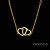 YWXXSZ   New Fashion Love Heart Bracelets for Women Charms Honey Bracelet Engagement Gifts Chain
