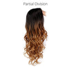 AISI BEAUTY Long Ombre Brown Wavy Wig Blonde Cosplay Synthetic Wigs For Women Glueless Hair Heat Resistant Black Gray Wigs