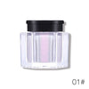 Marca UCANBE, sombra de ojos suelta, pigmento de maquillaje en polvo, sombra de ojos impermeable brillante, sombra de ojos en 3D, cosméticos en polvo de ojos metálicos desnudos