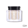 Marca UCANBE, sombra de ojos suelta, pigmento de maquillaje en polvo, sombra de ojos impermeable brillante, sombra de ojos en 3D, cosméticos en polvo de ojos metálicos desnudos