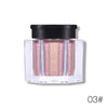 Marca UCANBE, sombra de ojos suelta, pigmento de maquillaje en polvo, sombra de ojos impermeable brillante, sombra de ojos en 3D, cosméticos en polvo de ojos metálicos desnudos