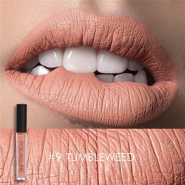 FOCALLURE Matte Lipstick Batom Waterproof Lip stick Smooth Long-lasting Cosmetics Kiss-proof Makeup Lip Stick