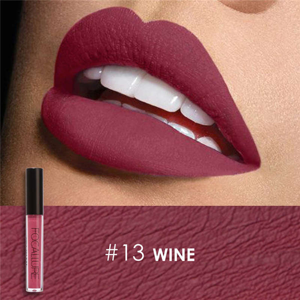 FOCALLURE Matte Lipstick Batom Waterproof Lip stick Smooth Long-lasting Cosmetics Kiss-proof Makeup Lip Stick
