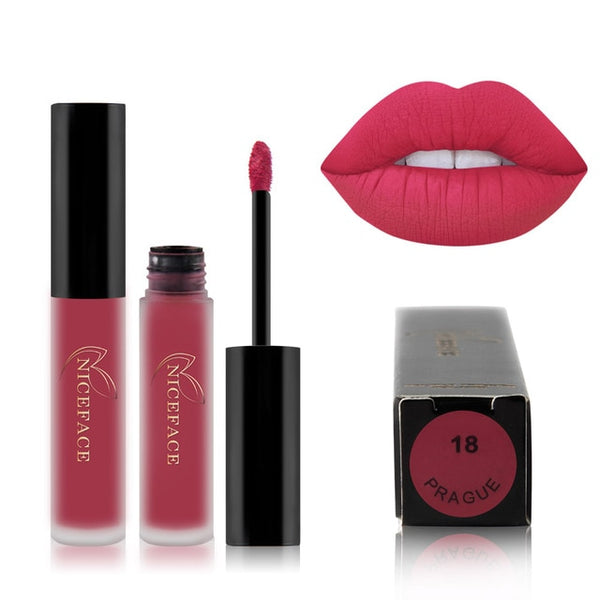 26 color liquid lipstick sexy nude matte liquid lipstick waterproof lasting moisturizing lip gloss lips cosmetics